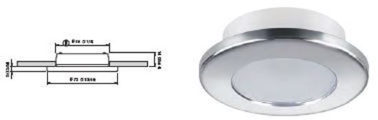 luz-ted-c-ip-led-cal-2w-1030v-inox-1p