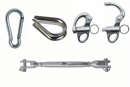 Imagen para la categoría MOSQUETONES/GUARDACABOS