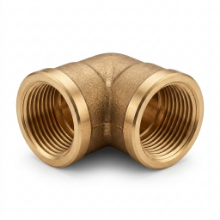Imagen de CODO LATON ROSCA HEMBRA/HEMBRA  3/8"
